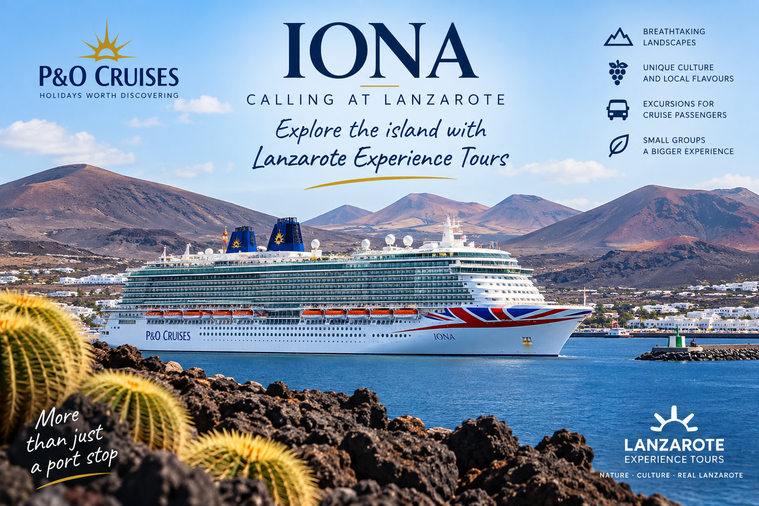 Iona PO lanzarote port call lanzarote experience tours