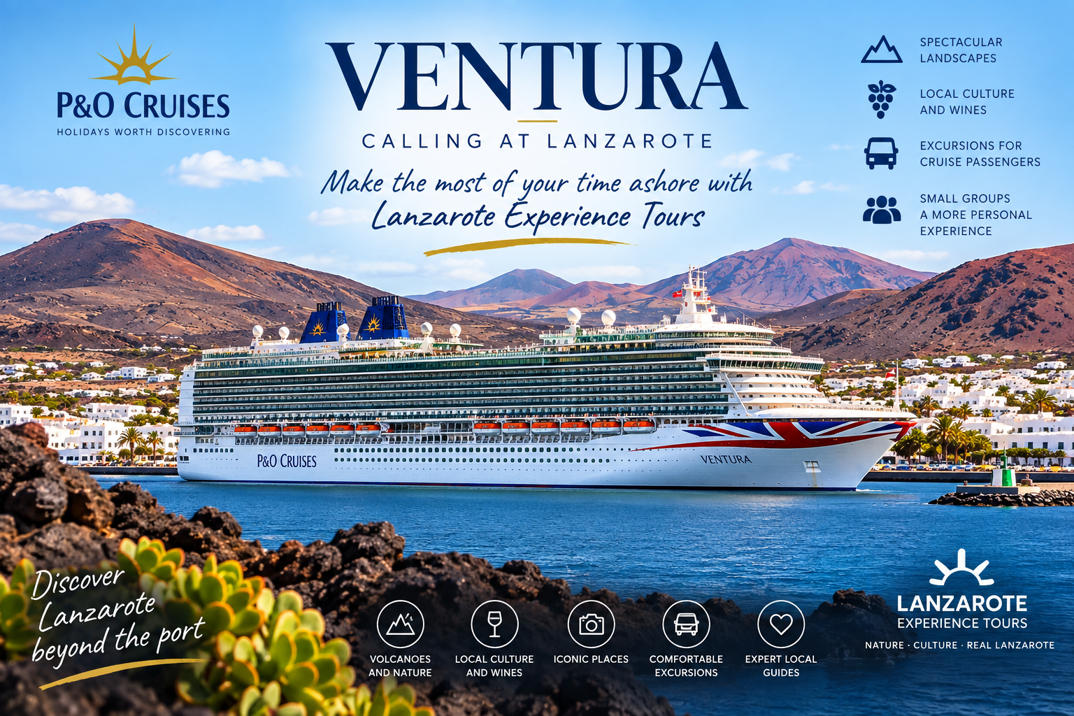 Ventura PO lanzarote port call lanzarote experience tours
