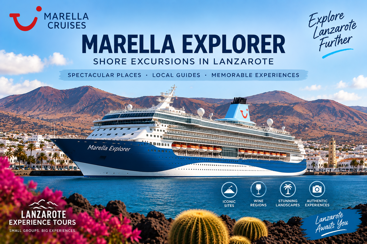 Marella Explorer lanzarote port call lanzarote experience tours