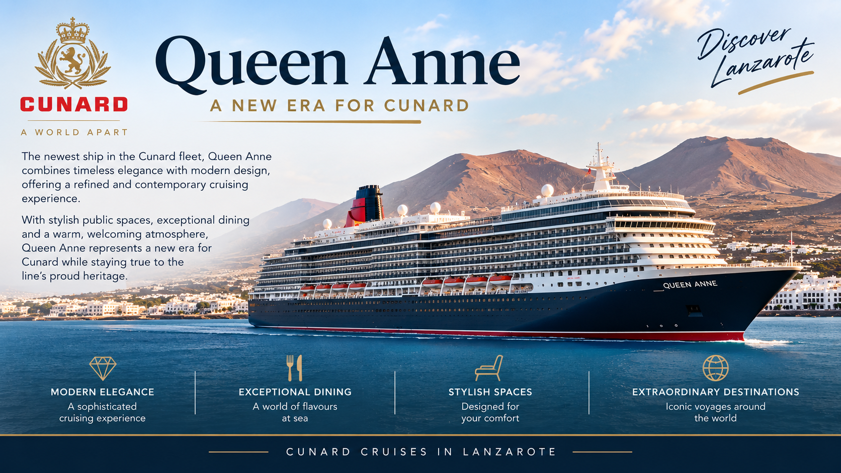 Queen anne lanzarote port cal 2026 2027