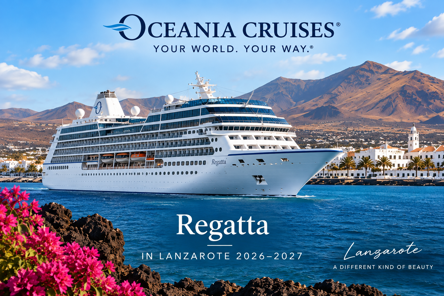 Regatta oceania cruise lanzarote port cal 2026 2027
