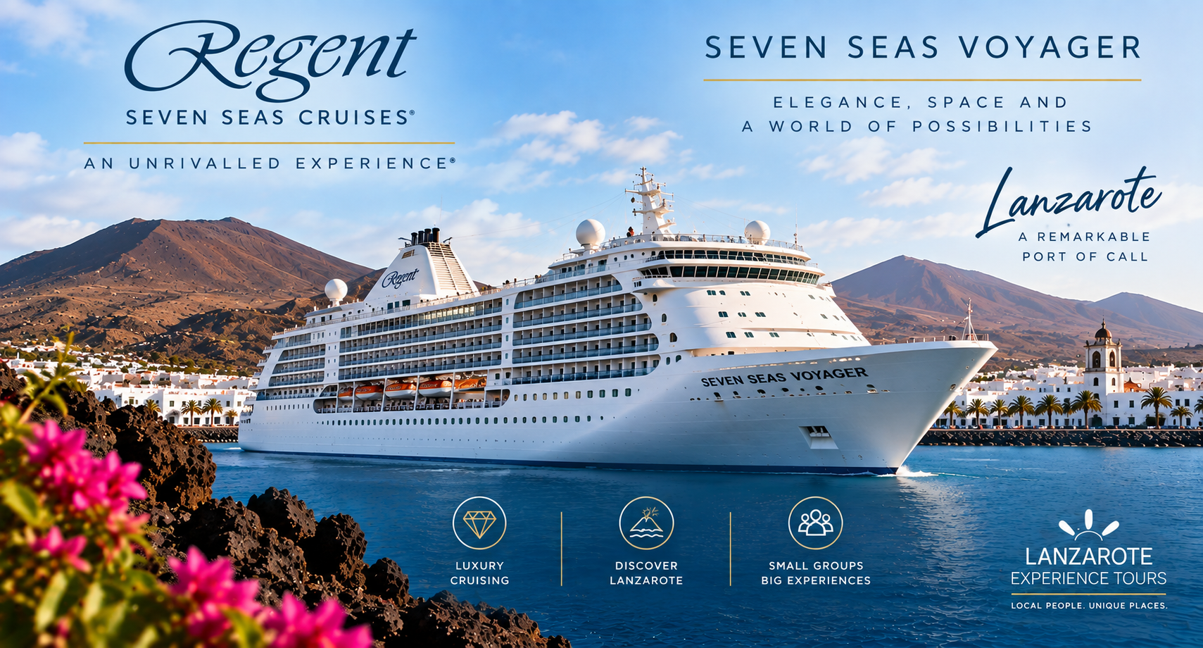 seven seas voyager cruise lanzarote port cal 2026 2027