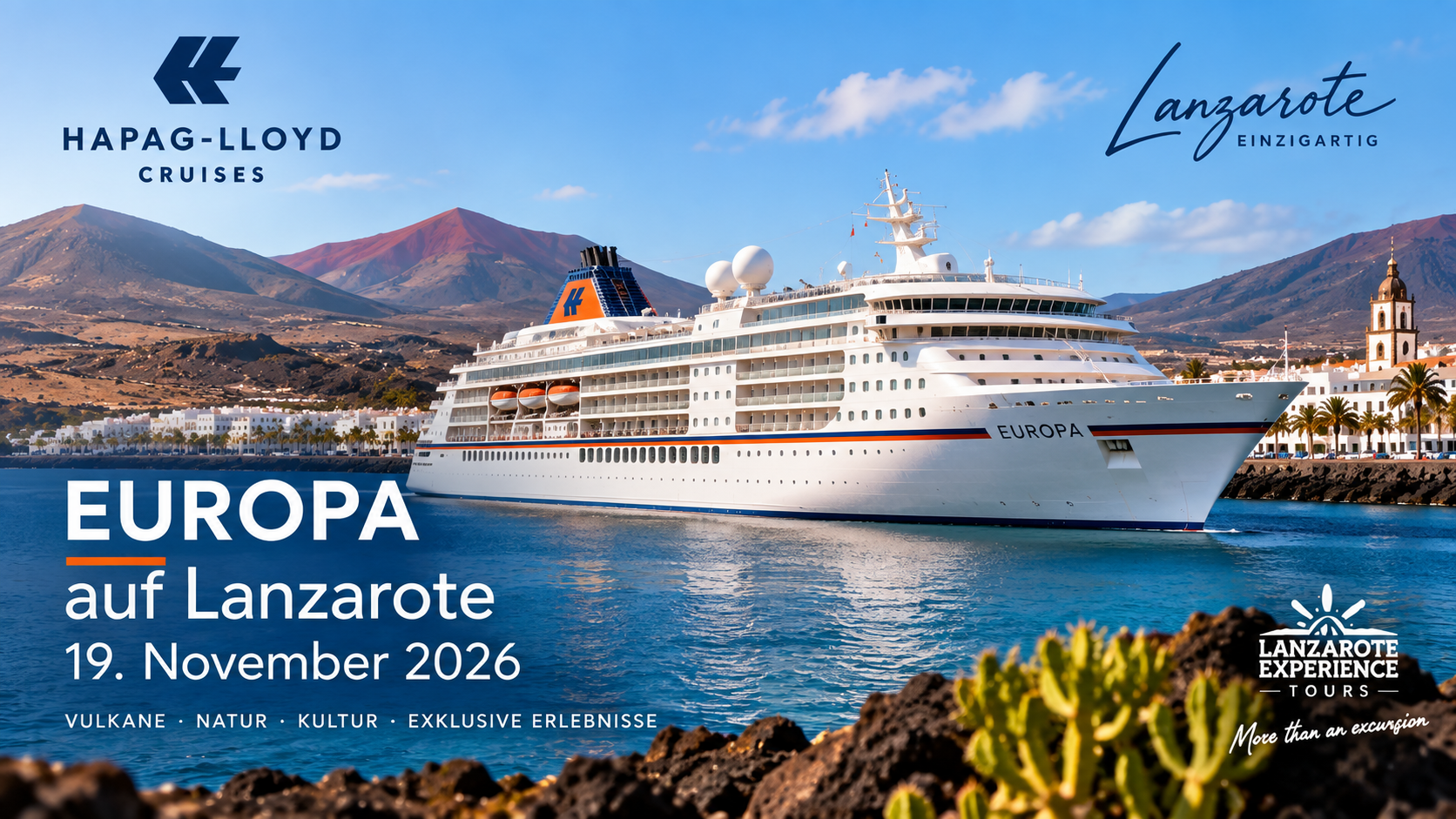 Hapa Lloyd europa cruise lanzarote port call