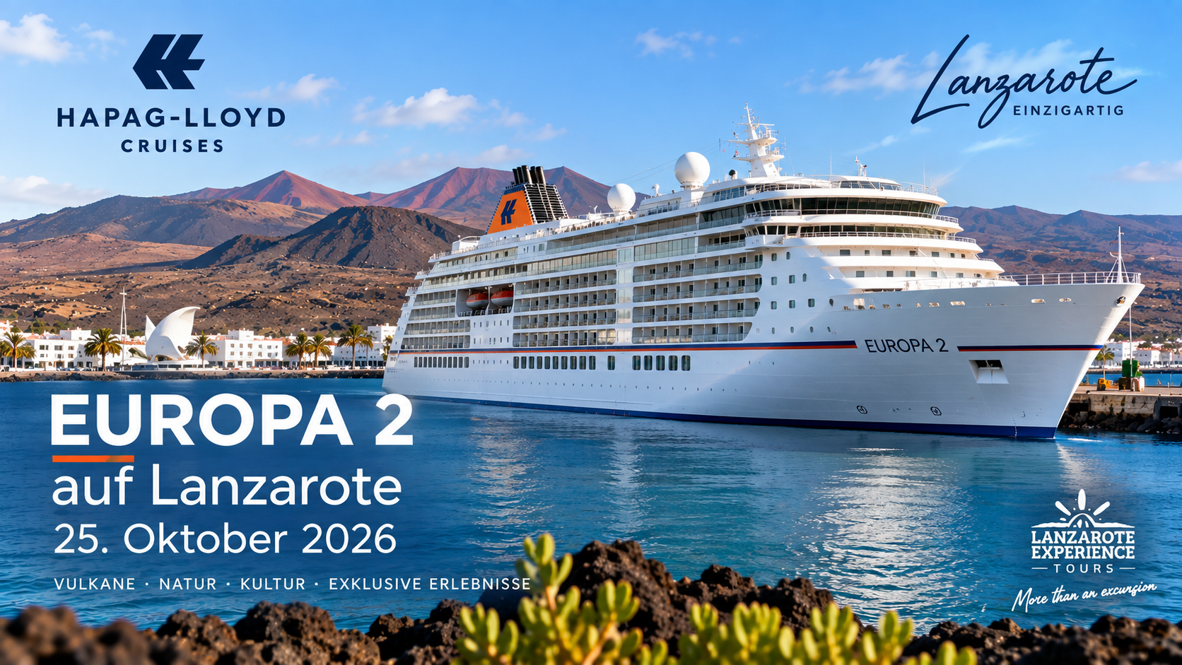 Hapa Lloyd europa2 cruise lanzarote port call