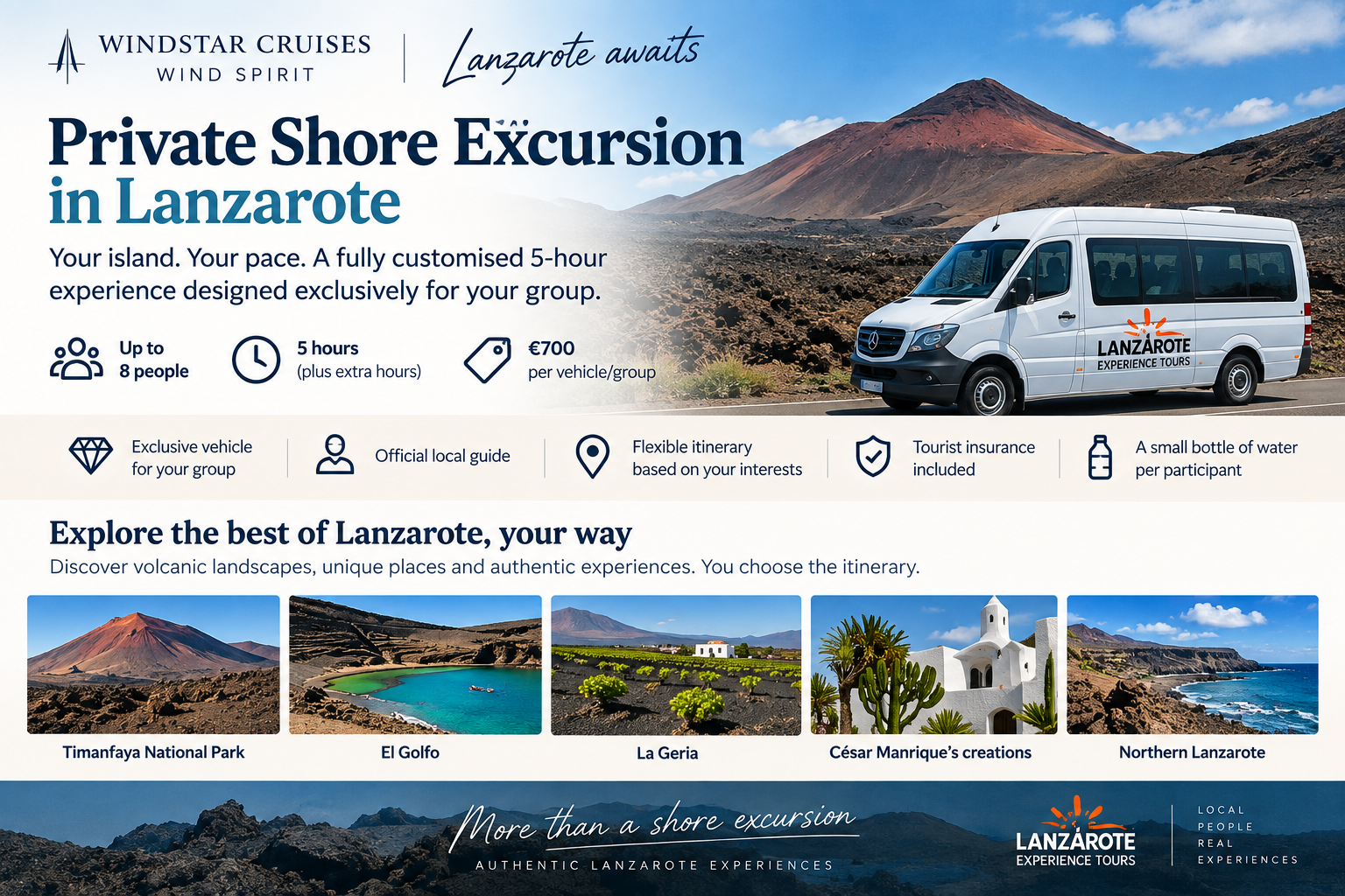 windstar cruises exc privada ingles