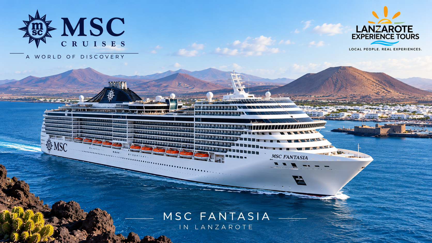 MSC FANTASIA cruises lanzarote port call 2026 2027