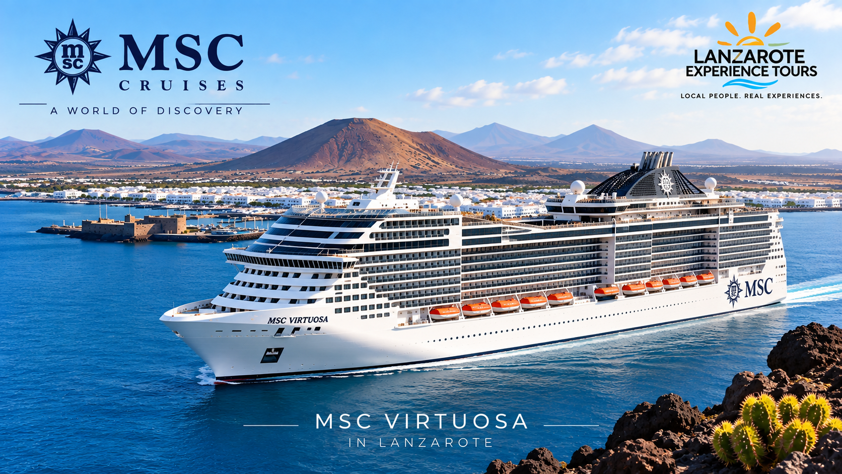 MSC VIRTUOSA cruises lanzarote port call 2026 2027