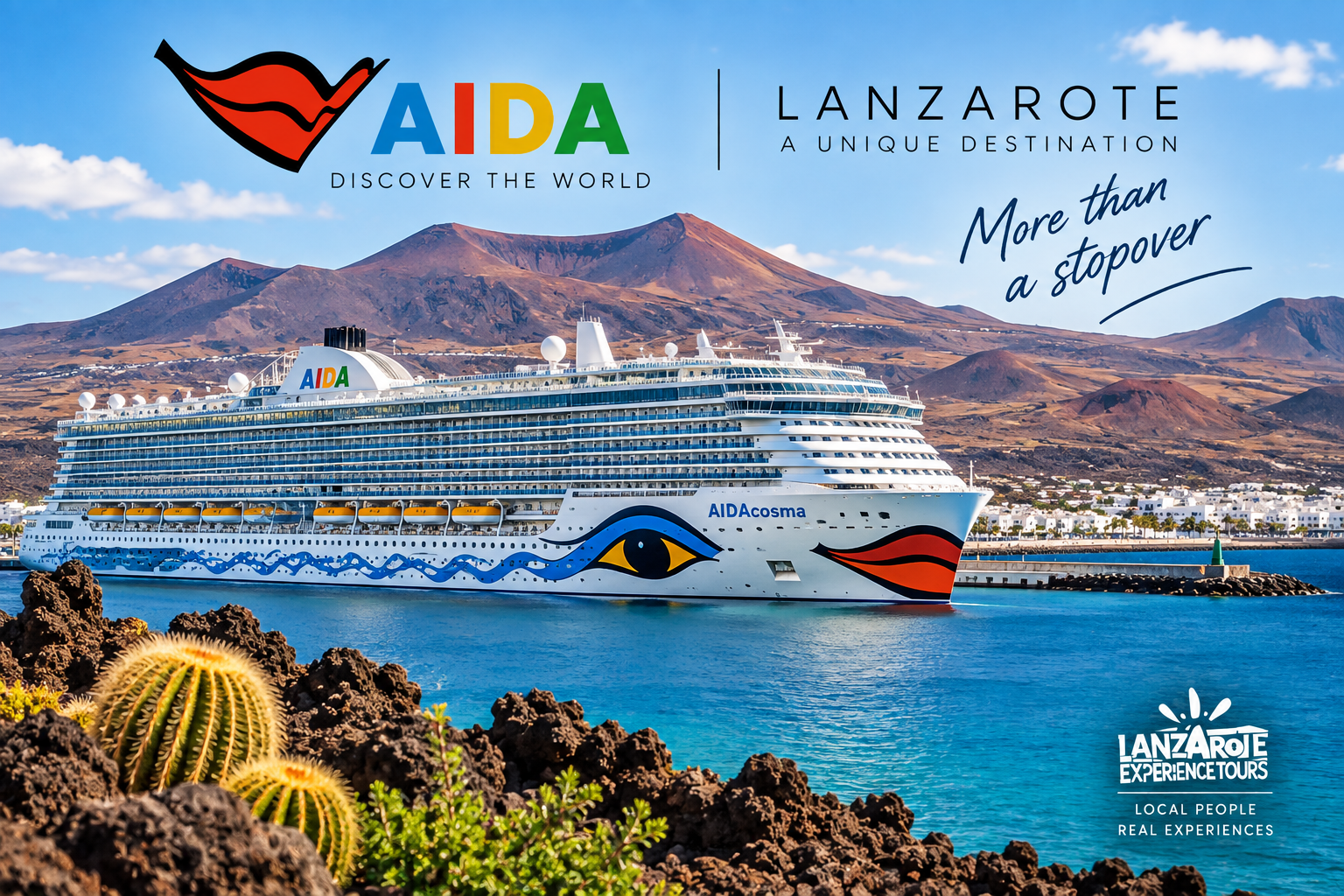 AIDAcosma cruise lanzarote port call 2026 2027