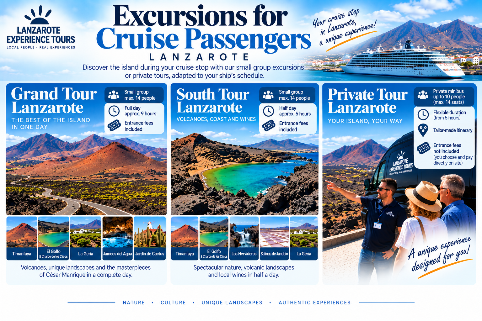 exc para cruceros ingles