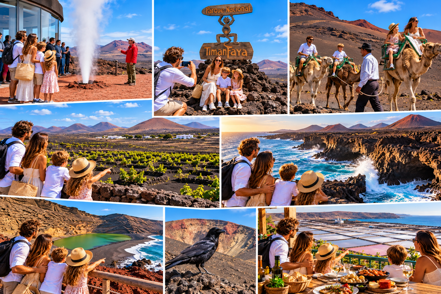 composicion imagenes familia blog timanfaya lanzarote experience tours