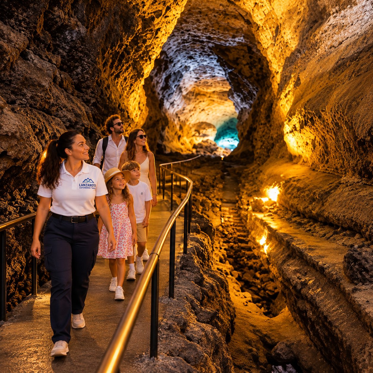 imagen familia interior blog cueva de los verdes lanzarote experience tours