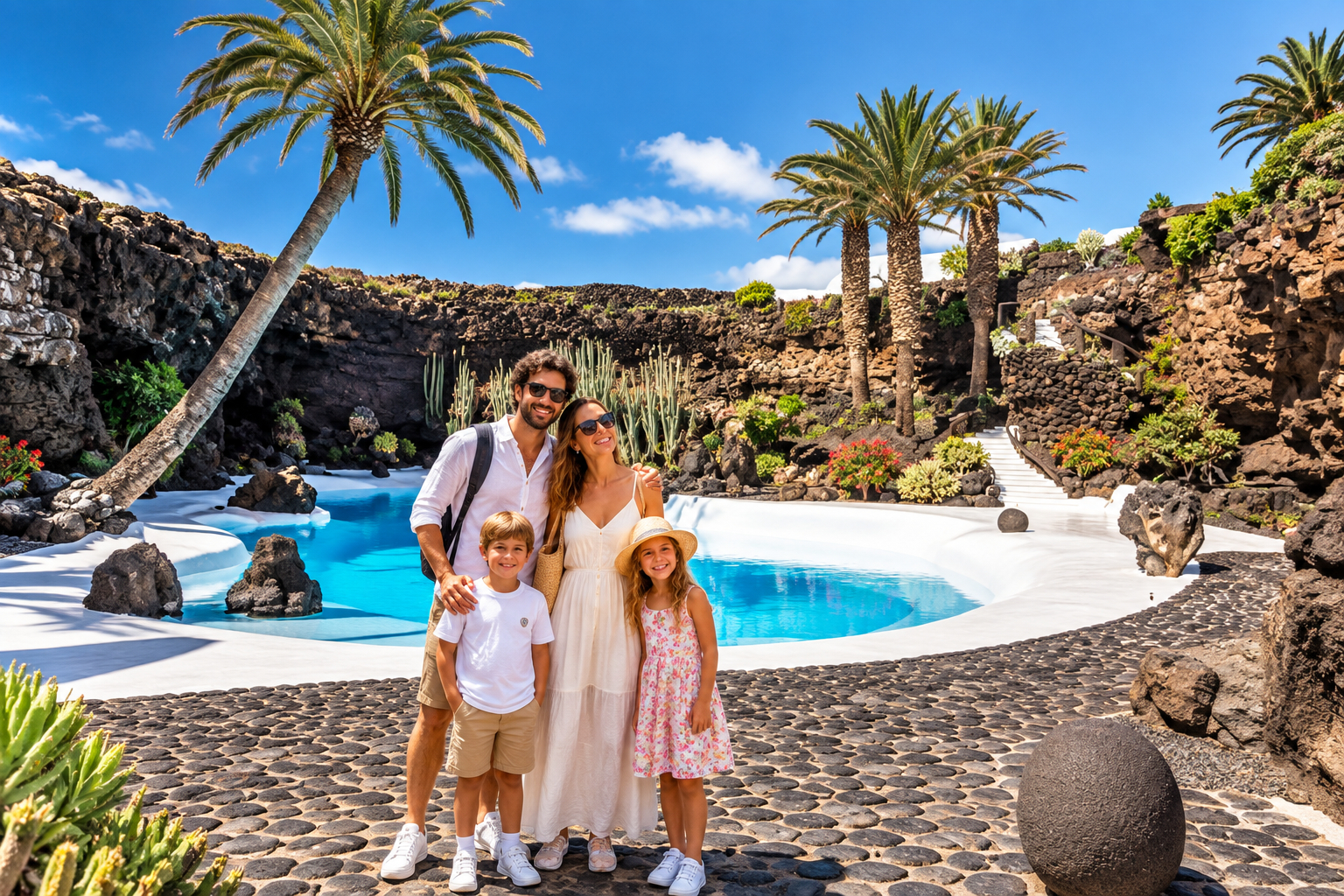 imagen familia piscina blog jameos de agua lanzarote experience tours